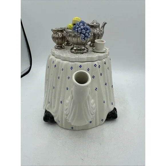 Paul Cardew Teapot Victorian Silver Service Porcelain Retired - Picture 3 of 16